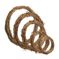thumbnail image 2 of PPKVUFD 1 Pcs 16 Inch Natural Grapevine Wreaths, Vine Branch Wreath, Rattan Wreath for DIY Christmas Craft, Front Door Wall Hanging, Wedding and Party Decors, 2 of 8