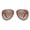 Gold & Tortoise / Gradient Brown, variant on Women's Polarized Aviator Sunglasses, Metal Frame Pilot UV400