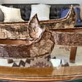 thumbnail image 5 of Zeckos Set of 3 Birch Bark Canoe Statues 36in Rustic Wood Table Shelf Decor, 5 of 12