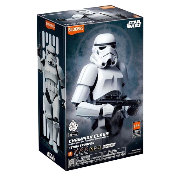 Figura Armable Coleccionable Blokees Star Wars Champion Class The Empire Strikes Back Stormtrooper