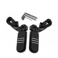 thumbnail image 2 of Riwesomey 1 par de reposapiés para motocicleta, soporte de pedal en ángulo corto, estriberas negras Vehículos, repuestos y accesorios Mis Negro Corto, 2 of 8