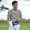 thumbnail image 3 of Balery Panda Bear Camisa Polo de Hombre con Estampado, de Manga Corta y Tejido Medio, Camisa Tipo Golf Polo-XX-Large, 3 of 6