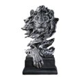 thumbnail image 1 of FLhrweasw Estatua Resina Con Cabeza León para Manualidades Adornos para Del (estilo B), 1 of 7