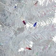 thumbnail image 4 of Northlight 3' Pre-lit White Iridescent Pine Artificial Christmas Tree - Multi Lights, 4 of 6