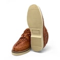 thumbnail image 4 of The Western Shops Mens Embossed Crocodile Ostrich Print Leather Lace Up Shoe, 4 of 6