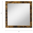 thumbnail image 3 of ACME Juvanth Mirror in Rustic Oak, 3 of 3