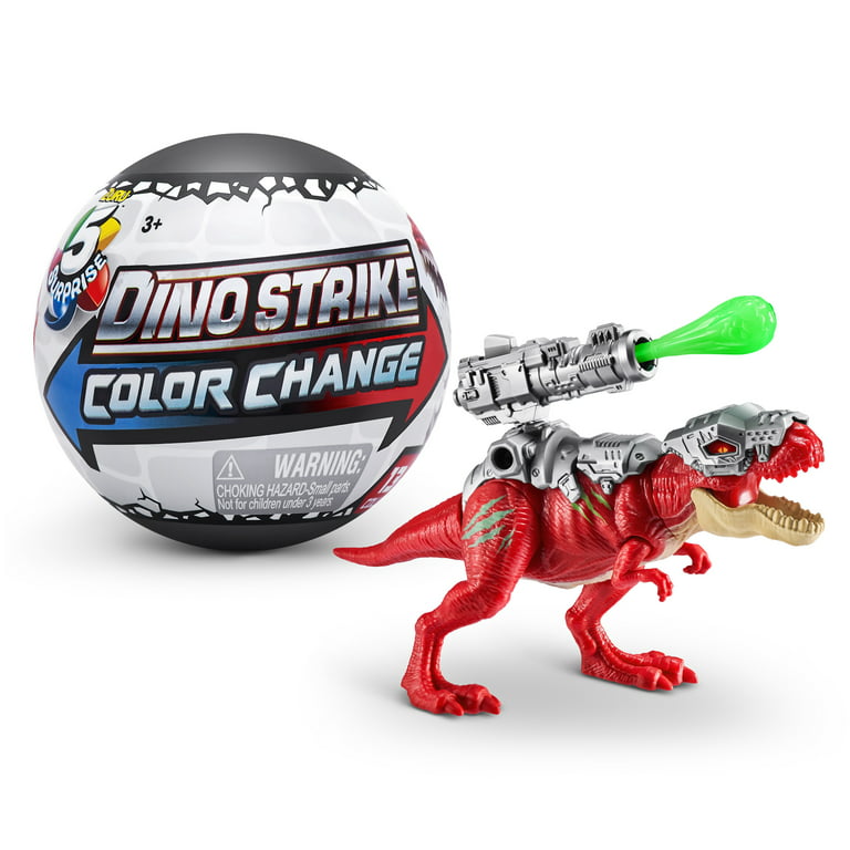 5 Surprise Dino Strike Color Change Novelty & Gag Toy 