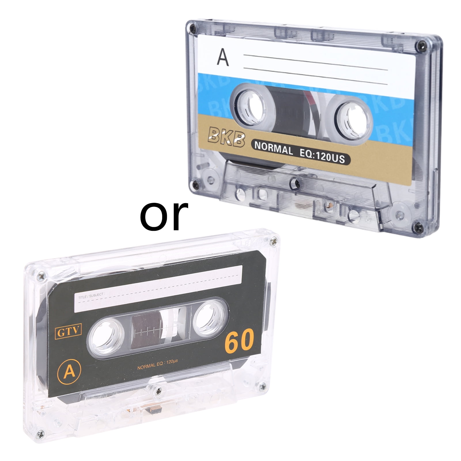 ROZYARD Standard Cassette Blank Tape Player Accessories Empty 60
