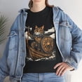 thumbnail image 2 of Viking Cat T-Shirt for Men Women, Norse Mythology Warrior Graphic Tee, Nordic Viking Cat Shirt, Funny Cat Lover Gift, Unisex Cotton Tee, 2 of 3