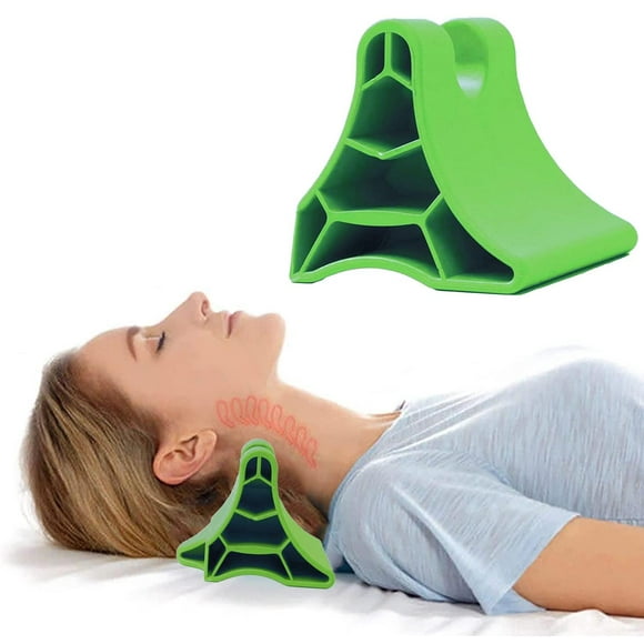 Herramienta de Liberación Occipital Portátil Verde para Alivio del Dolor Muscular en Cuello, Hombros