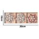 thumbnail image 2 of FloreceBien Adornos navideños colgantes de madera para decoración de la pared del hogar del árbol de Navidad, copo de nieve de Navidad, 2 of 5