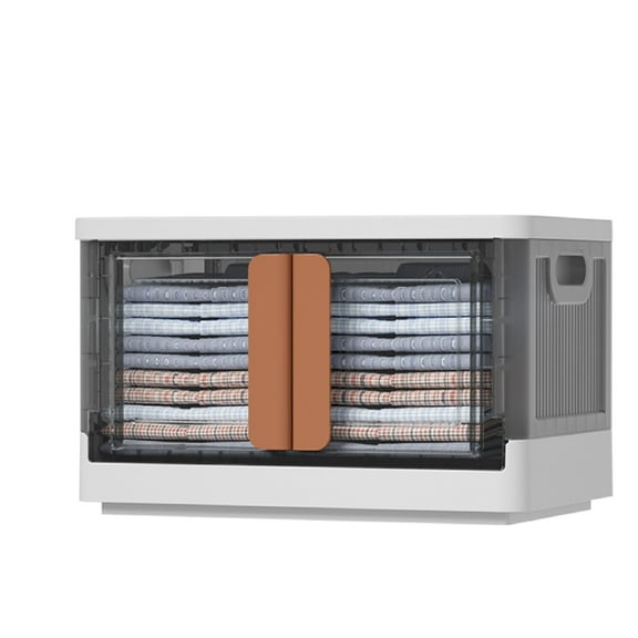 Open Box Wondersome Collapsible Storage Bin 8.5-Gallon/33.8-Quart Stackable Wheeled