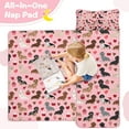 thumbnail image 4 of Pink Cute Dachshund Dog and Love Heart Toddler Nap Mats for Kids Preschool,Sleeping Mat Bag or Kids,Toddler Sleeping Bag,Toddler Nap Mat or Daycare, 4 of 6