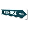 thumbnail image 4 of Lighthouse Novelty Sign, Metal Wall Decor - 4x18 inches, 4 of 4