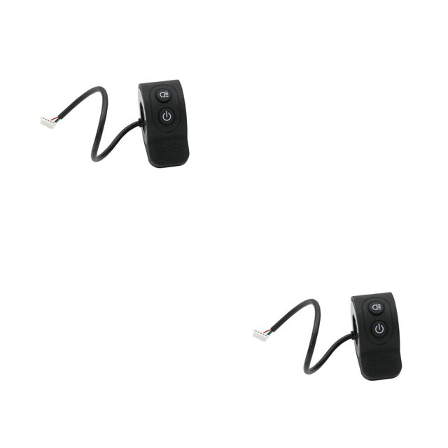 Soidarity Acelerador de freno de acelerador de scooter eléctrico Parte integrada de bicicleta eléctrica Negro 2piezas