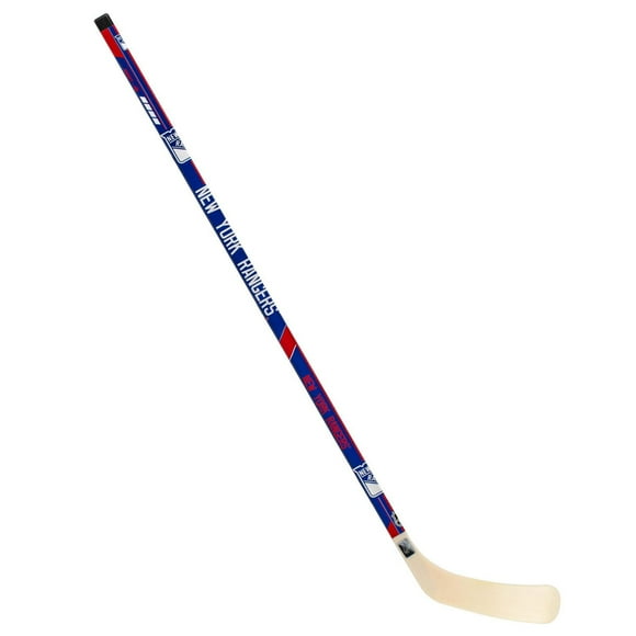 Franklin Sports NHL Rangers Street Hockey Stick - 48" Jr Right Handed