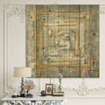thumbnail image 2 of Designart 'Abstract Gold Glam on Grey Tapestry II' Transitional Print on Natural Pine Wood, 2 of 3