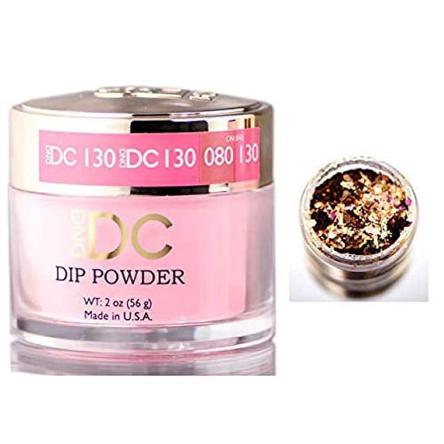 Esmalte en polvo DND DC Pinks para uñas 1.6oz 45g Daisy Dippin