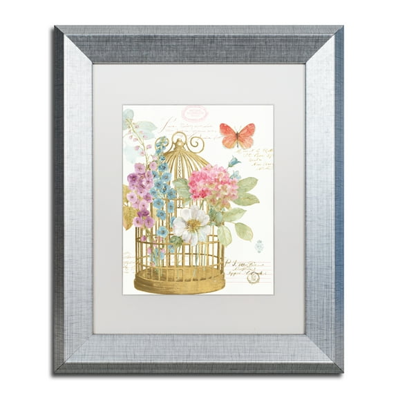Trademark Art Floral Framed Art Print, by Lisa Audit