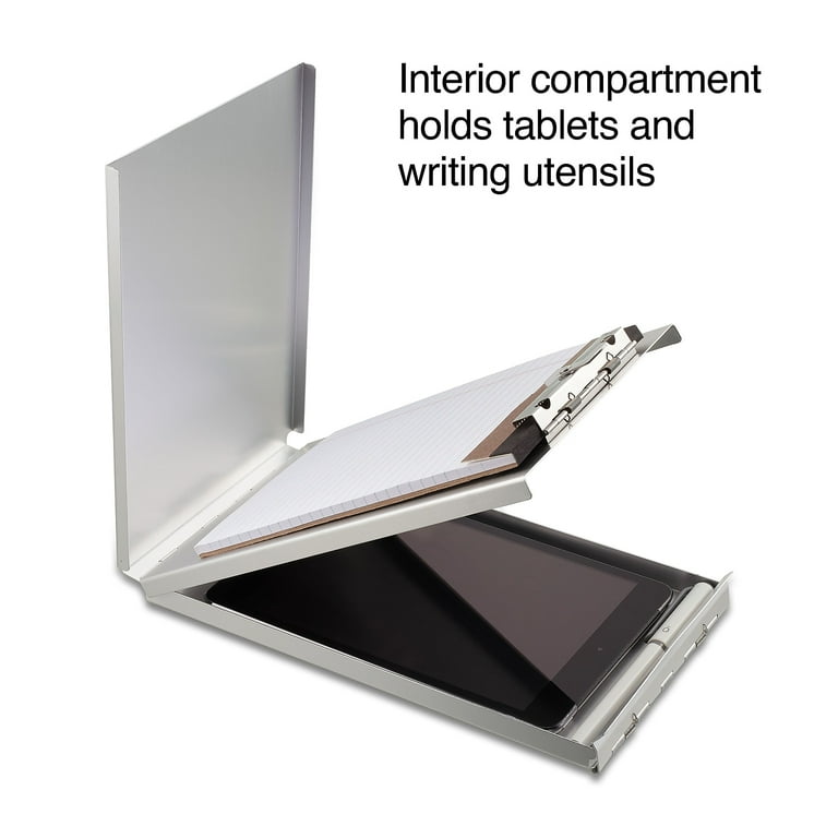 Staples Memo Aluminum Storage Clipboard Memo Size Silver 2