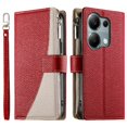 thumbnail image 1 of Funda cartera GANGXUN para Xiaomi Poco M6 Pro 4G , cuero PU con tarjetero, cremallera, correa de mano, soporte y protección 1235°, 1 of 6