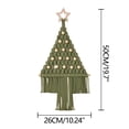 thumbnail image 4 of Vikakiooze Christmas Decorations Indoor Decor, Christmas Knitted Christmas Tree Shaped Wall Hanging Decorations, Christmas Tree Decorations, Christmas Party Supplies for Kids And Beginners, 4 of 7
