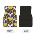thumbnail image 2 of Disketp Mouse Cheese for Crystal Velvet Car Mats Four-Piece Set,All-Season Automotive Protection, Vehicles, Cars, Trucks, and SUVs,Anti-Slip Design, 2 of 7