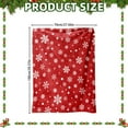 thumbnail image 4 of Fleece Blanket Polyester Blanket Blanket, 1Pc Christmas Blanket Throw Blanket Cotton, Red A, 4 of 7