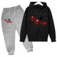 thumbnail image 3 of Sudadera con capucha y pantalón con estampado de hip-hop de Marvel Spiderman para Halloween para niño y niña, conjunto de sudadera con capucha para niño, ropa informal para niño, chándal, 3 of 5