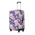 thumbnail image 2 of Haiem Skull rainbow color space Luggage Cover Printed Suitcase Covers for Luggage Elastic Washable Suitcase Protector Fits 18-32 Inch Luggage-X-Large, 2 of 8