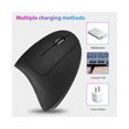 thumbnail image 5 of Wired Wireless 2.4GHz Ergonomic Vertical Optical Mouse for Desktop PC Laptop - Black Wired, 5 of 5