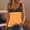 Orange, variant on Women's Scoop Neck Tank Tops 2024 Slim Fit Y2K Color Block Sleeveless Cami Shirts Trendy Blouse Summer Casual Vest