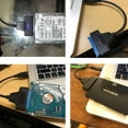 thumbnail image 2 of Fostbeen SATA to USB A Cable Electronic End Connection USB 3.0 to SATA Cable, Black, 2 of 7
