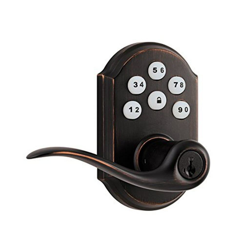 Kwikset 99110009 SmartCode Electronic Lock with Tustin Lever Featuring