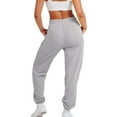 thumbnail image 6 of ALLLIST Women Pants Elastic Waist Joggers Gray Plain Knit Pants Ladie Pants, 6 of 6