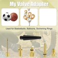 thumbnail image 4 of Bicycle Valve Adapter Set, Brass Tire Valve Adapter Ball-Pump Needle, 4 of 5