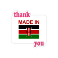 thumbnail image 1 of Pays Kenya Amour Merci Autocollants Citation Reconnaissant, 1 of 3