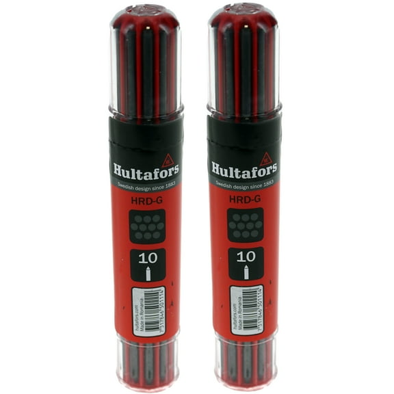 Hultafors 650110 HRD-G Graphite Refill Dispenser for Dry Marker 650100 (2-Pack)