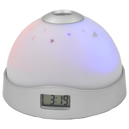 

Toyella Projection Alarm Clock Night Light White