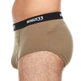 thumbnail image 2 of Men's Microweight Woolverino Brief - Tan 499 - Small, 2 of 3