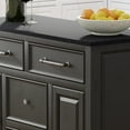 thumbnail image 2 of Glenwillow Home Kitchen Cart in Black with Black Granite Top, 2 of 7