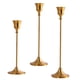 thumbnail image 3 of 3 Unids / set Candelabros de Metal Simple Decoración Dorada Bar Salón Decoración Decoración para hogar Macarena Candelabro de aluminio tealight, 3 of 8