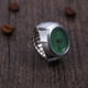 thumbnail image 3 of EeaseMX Reloj de anillo unisex, creativo, elástico, de acero inoxidable, de cuarzo, para hombre, mujer y pareja (verde)., 3 of 7