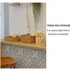thumbnail image 4 of (Tres compartimentos) caja de almacenamiento tejida de ratán, mesa de centro, cesta de almacenamiento para aperitivos, 4 of 5