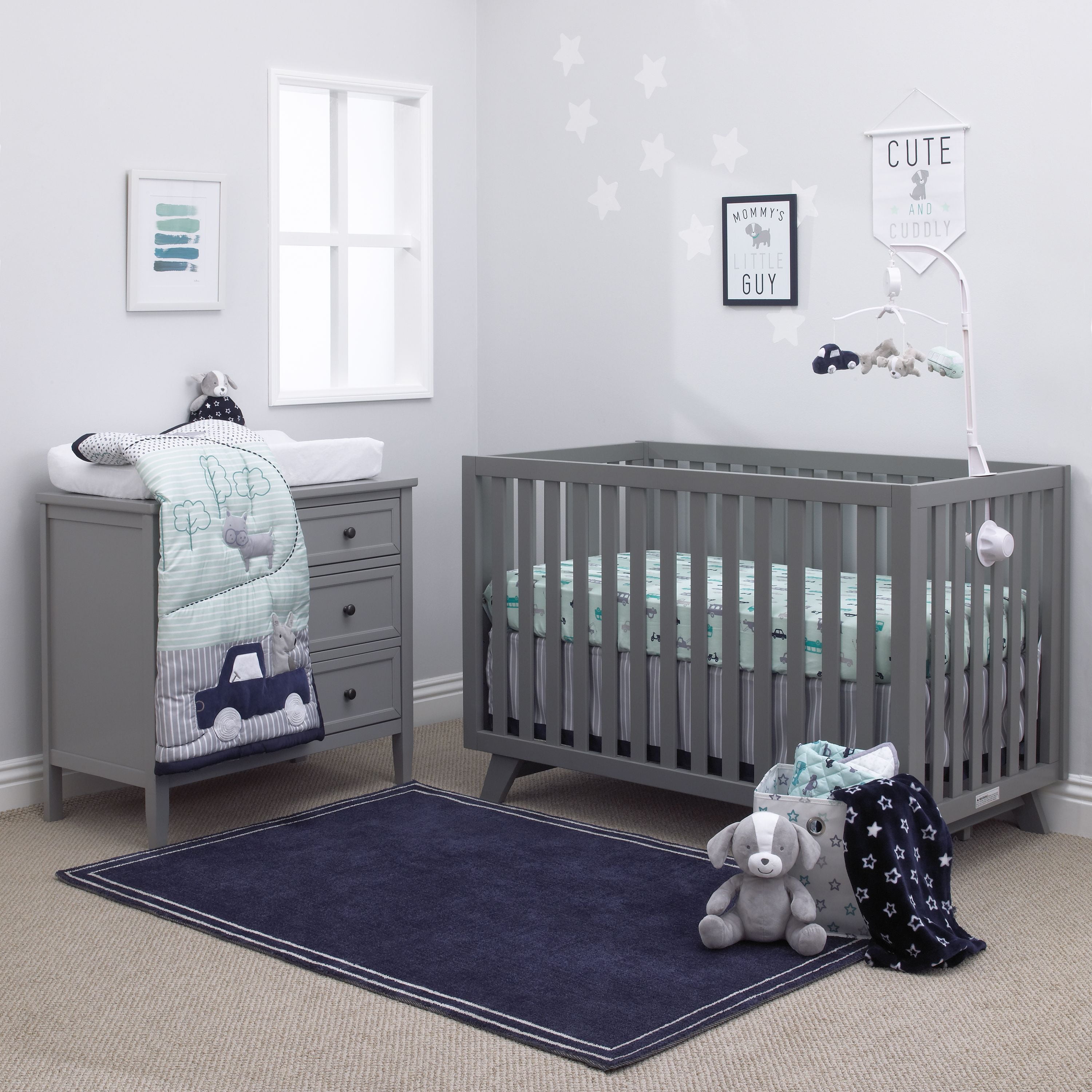 truck crib bedding sets