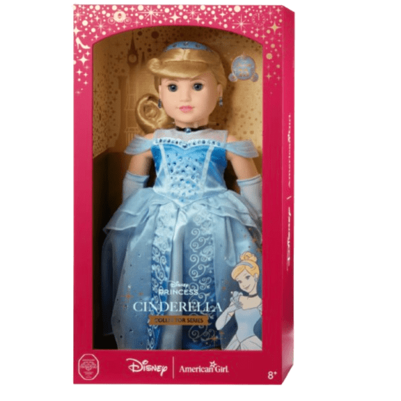 American Girl Disney Cinderella 18-inch Doll Collector Series Swarovski New Box