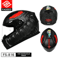 thumbnail image 4 of Casco de motocicleta Faseed, cálido, antivaho, de cara completa, eléctrico, único, vintage, con Bluetooth, para carreras de motos 816, 4 of 4