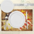 thumbnail image 3 of Ambesonne Detroit Place Mats Set of 4, Antique Old USA Flag, Standard Size, Multicolor, 3 of 6