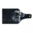 thumbnail image 1 of Galaxy Cutting Board, Astronaut in Outer Space Stardust Nebula in Milky Way Cosmonaut Apollo Art, Decorative Tempered Glass Cutting and Serving Board, Wine Bottle Shape, White Dark Blue, by Ambesonne, 1 of 1