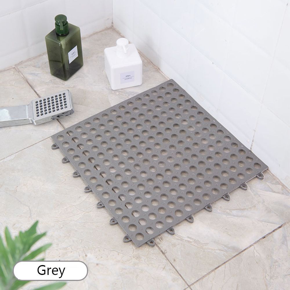 PVC Mesh Floor Pad Splicing Bath Mat Toilet Ground Mat Nonslip Mat